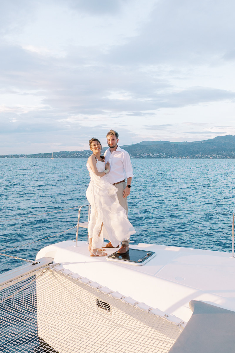 tselina tseliou wedding on board at Aigina greek island-41