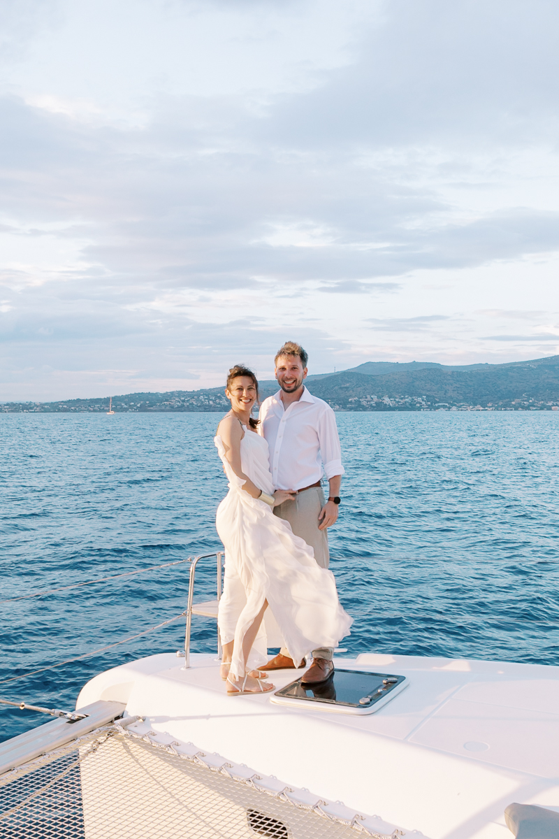 tselina tseliou wedding on board at Aigina greek island-42