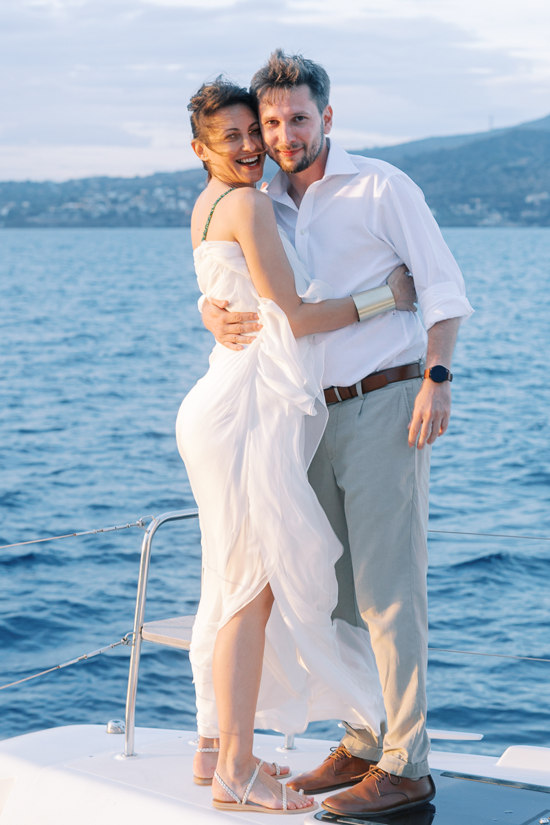 tselina tseliou wedding on board at Aigina greek island-43
